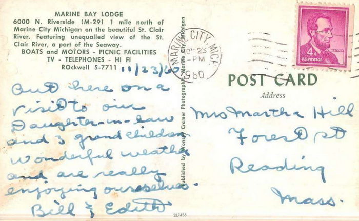 Anchor Inn Lodge (Marine Bay Lodge) - Old Postcard (newer photo)